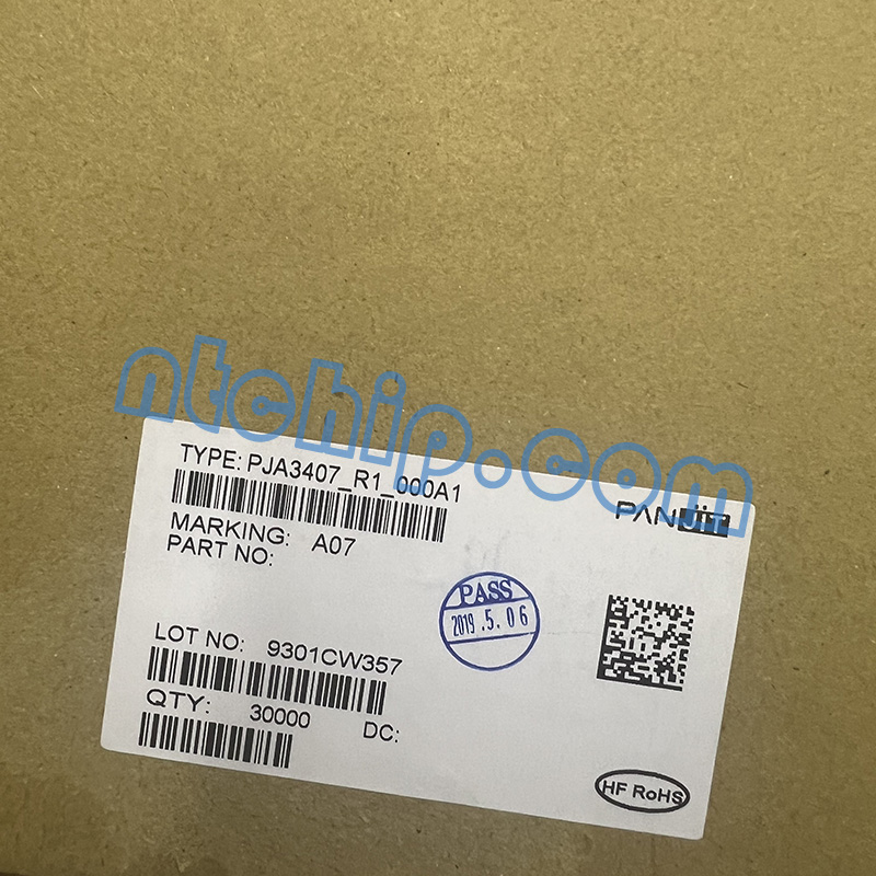 PANJIT PJA3407_R1_00001 Package Original Label PANJIT PJA3407_R1_00001 Package Original Label