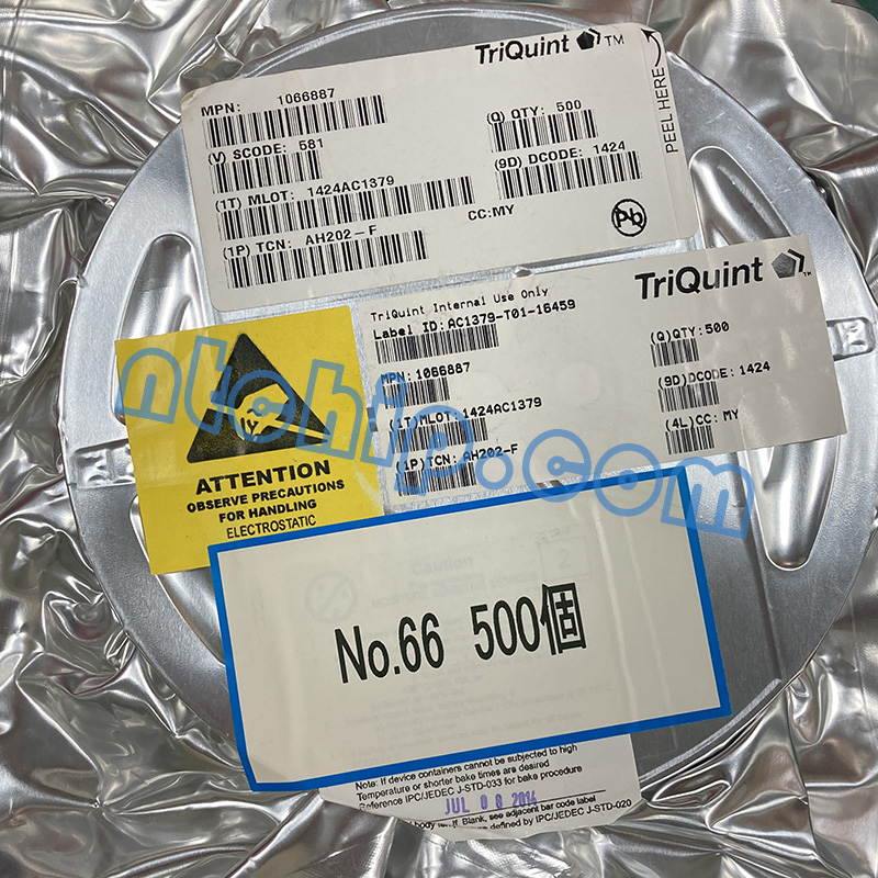 TRIQUINT AH202-F Package Original Label TRIQUINT AH202-F Package Original Label