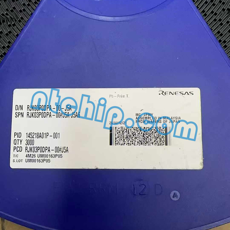 Renesas Electronics America RJK03P0DPA-00-J5A New and Original Reel Label Renesas Electronics America RJK03P0DPA-00-J5A New and Original Reel Label