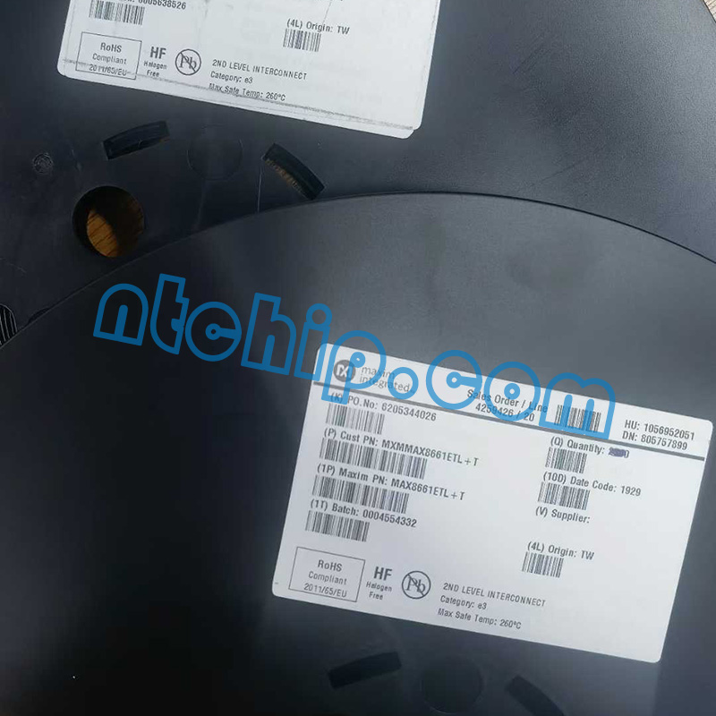 Analog Devices Inc. MAX8661ETL+T original reel label