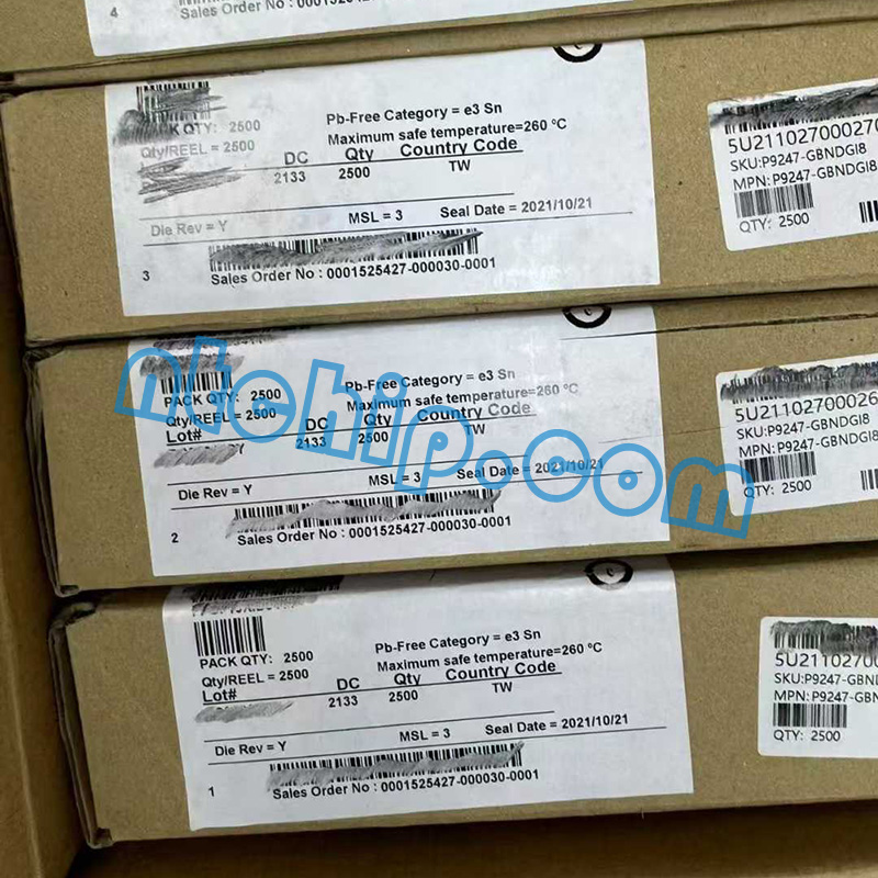 Renesas Electronics Corporation P9247-GBNDGI8 original package label