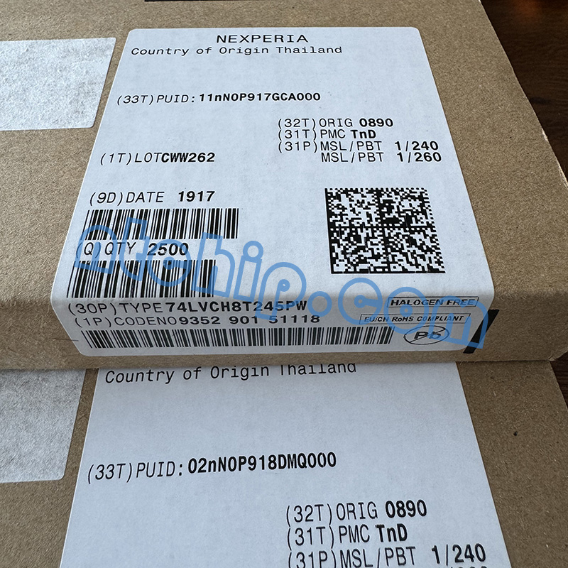 Nexperia USA Inc. 74LVCH8T245PW,118 Package Original Label Nexperia USA Inc. 74LVCH8T245PW,118 Package Original Label