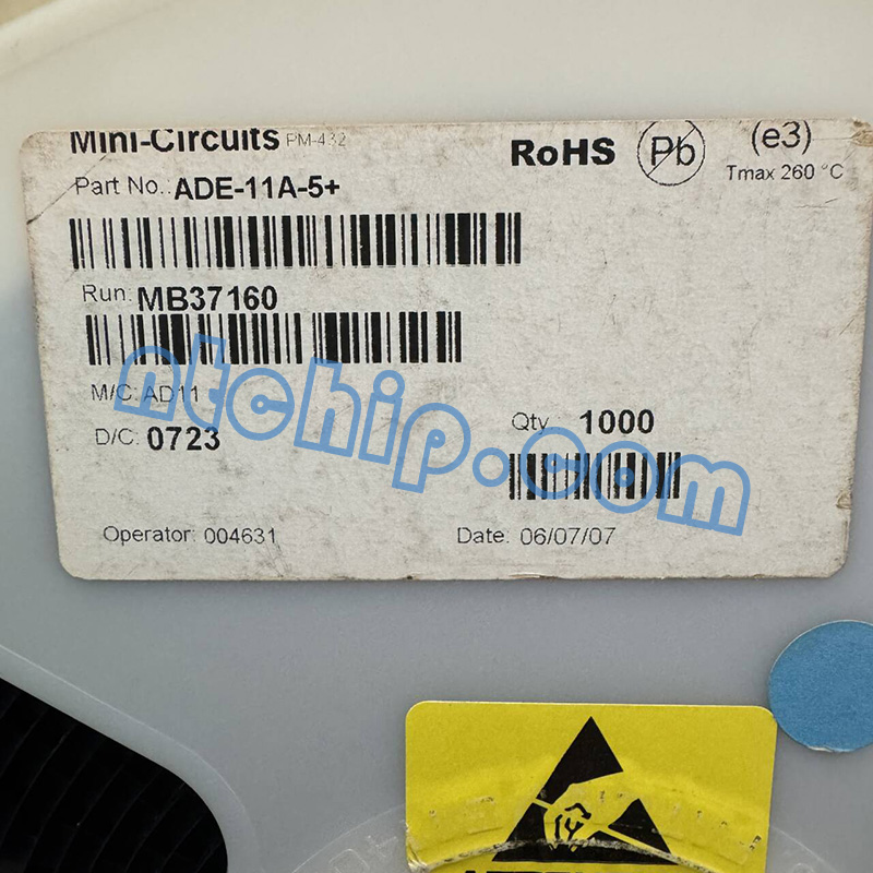 MINI-CIRCUITS ADE-11A-5+ original reel label
