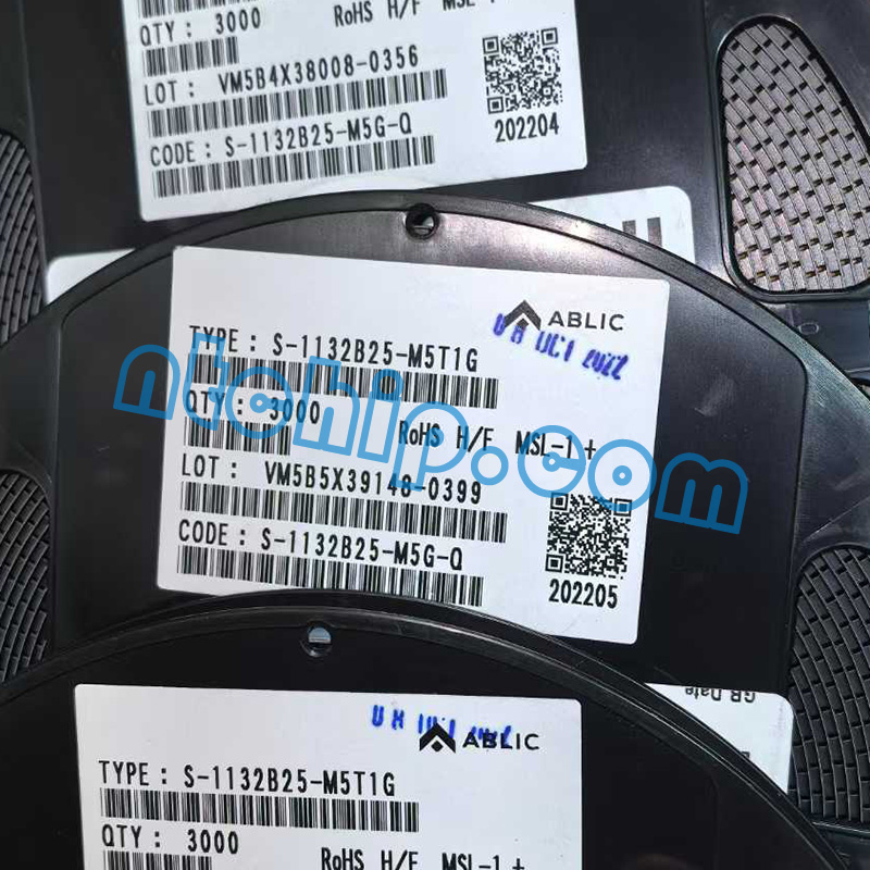 ABLIC Inc. S-1132B25-M5T1G original reel label