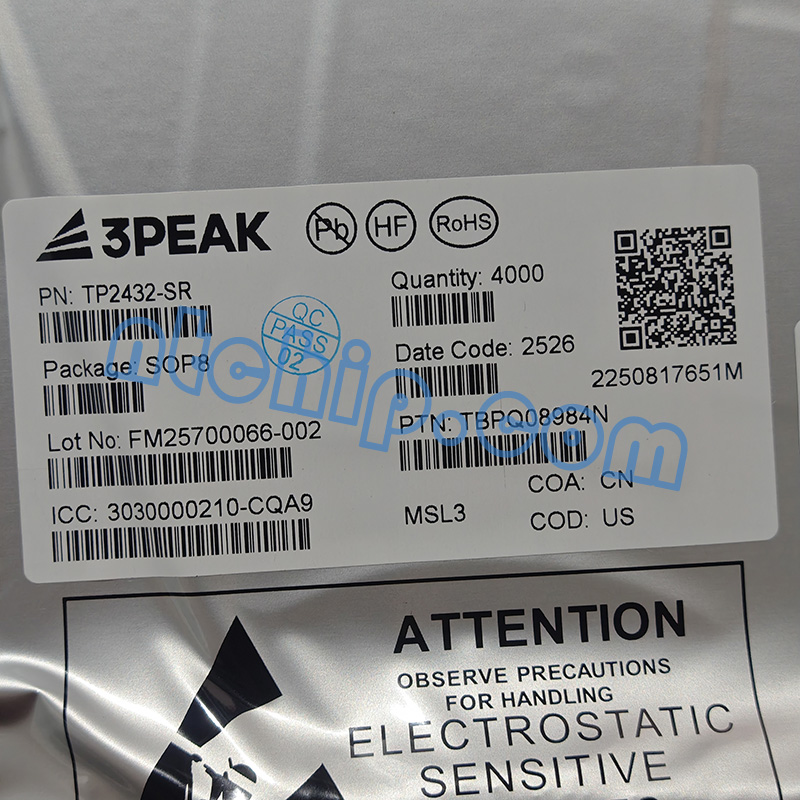 3PEAK TP2432-SR original package label