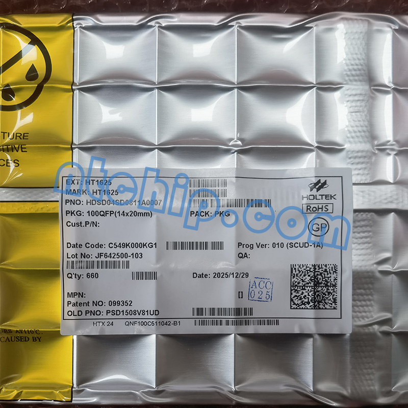 HOLTEK HT1625 original package label