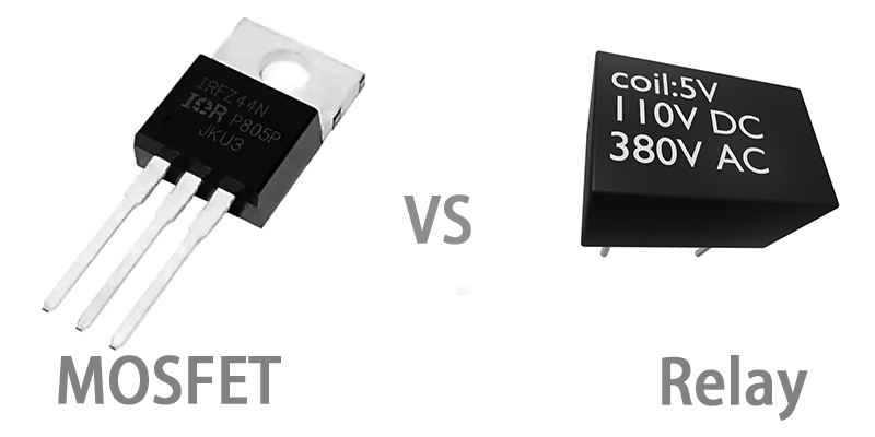 Difference Between Relay and MOSFET