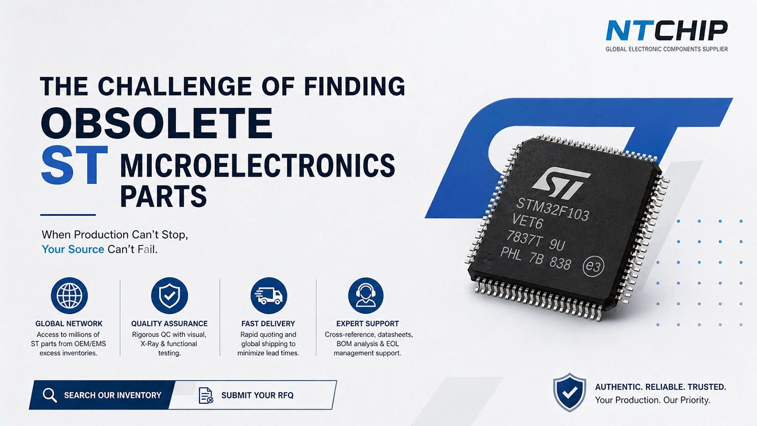 Obsolete STMicroelectronics Components
