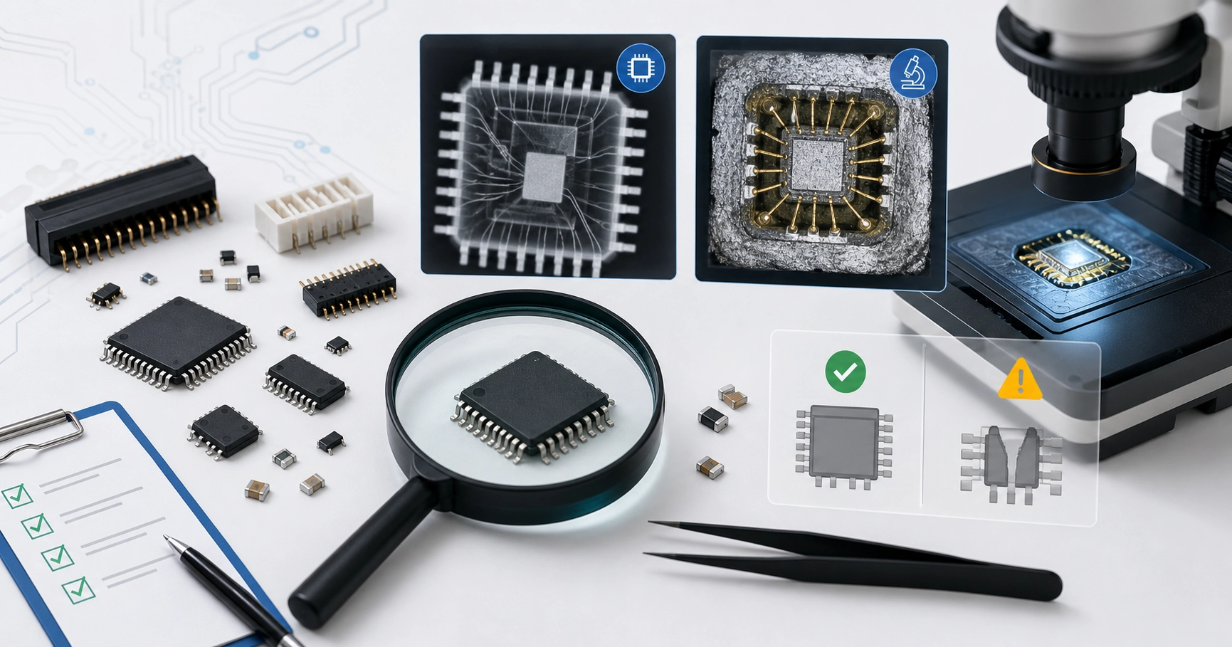 X-Ray Inspection Detect in Electronic Components