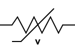 Varistor or Voltage dependent resistor resistor IEEE symbol Varistor or Voltage dependent resistor resistor IEEE symbol