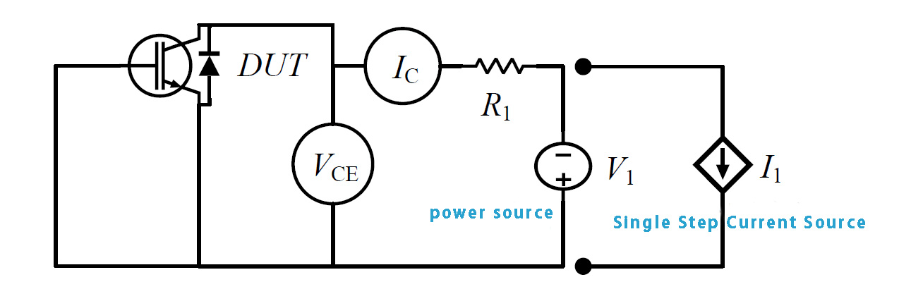 Figure 3 Diode forward voltage test circuit diagram