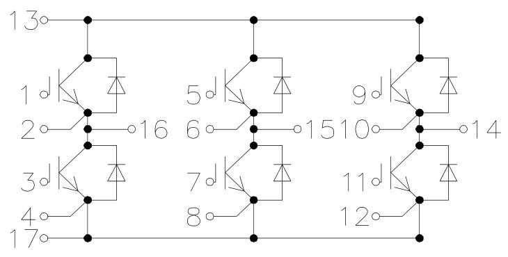 BSM35GD120DN Circuit Diagram BSM35GD120DN Circuit Diagram