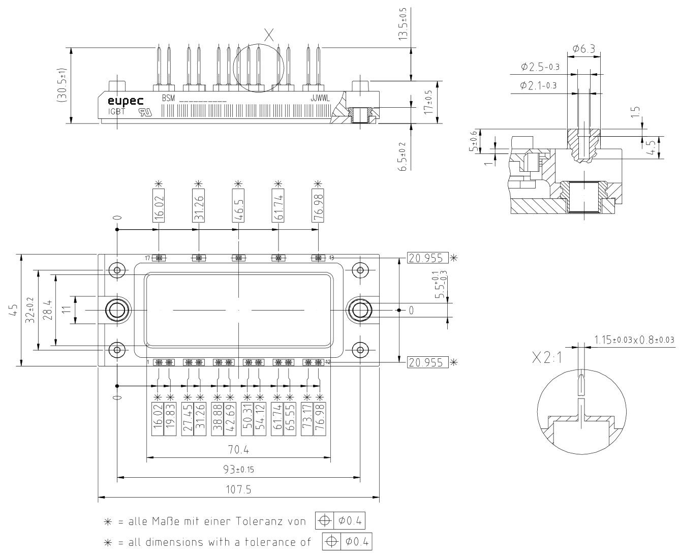 BSM35GD120DN2 Outline BSM35GD120DN2 Outline