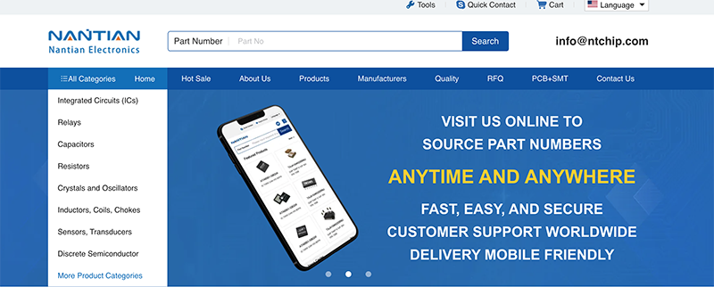 Nantian-Electronics Website