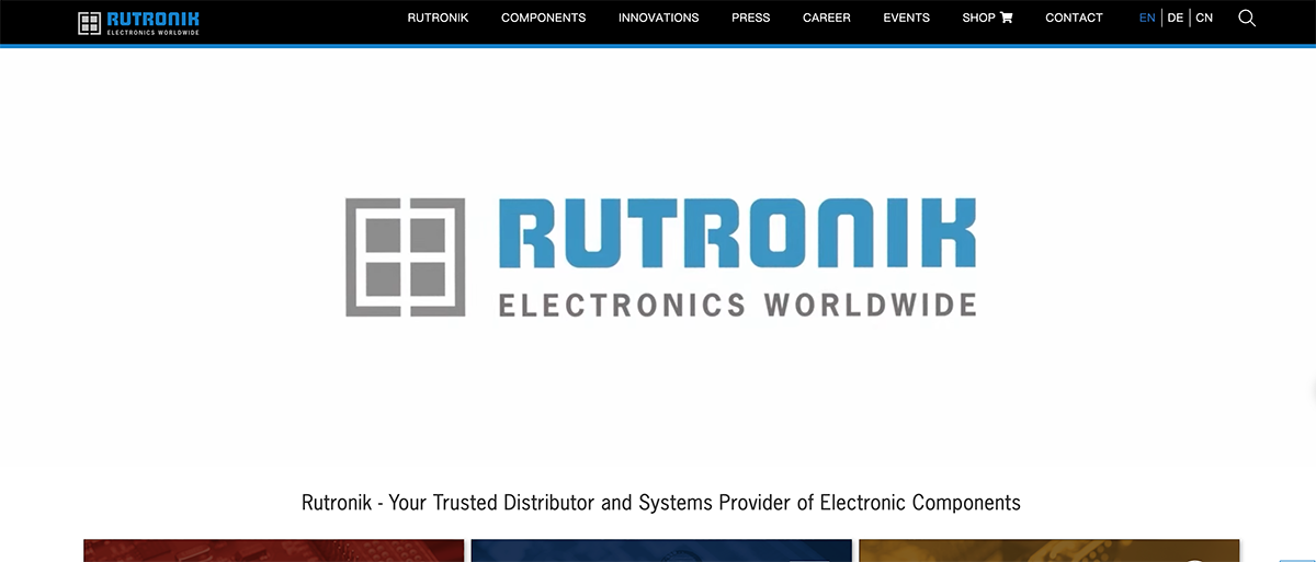 Rutronik Website