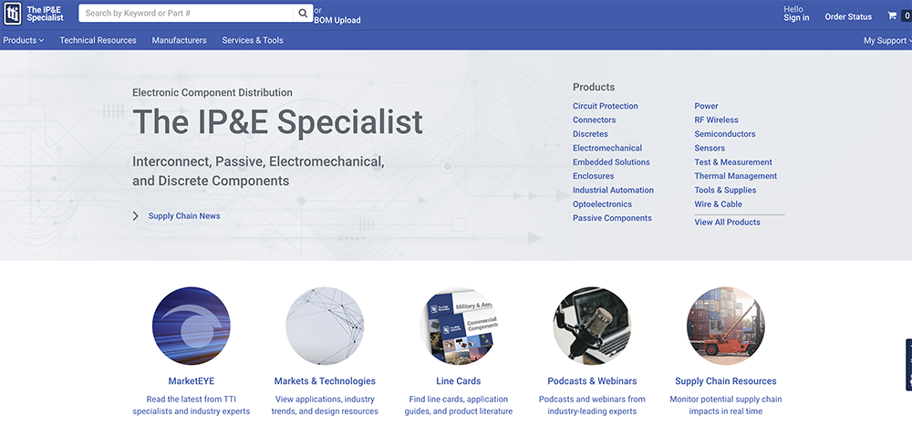 TTI Inc Website