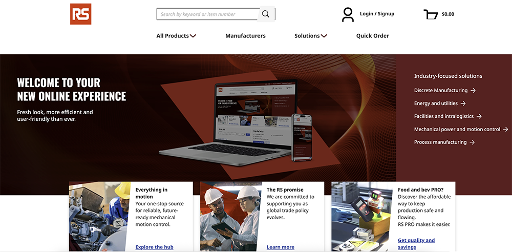 RS Group Website