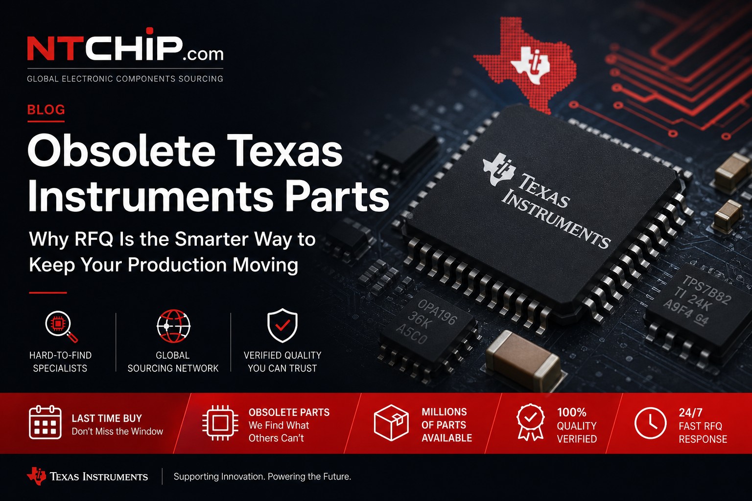 Obsolete Texas Instruments components Obsolete Texas Instruments components