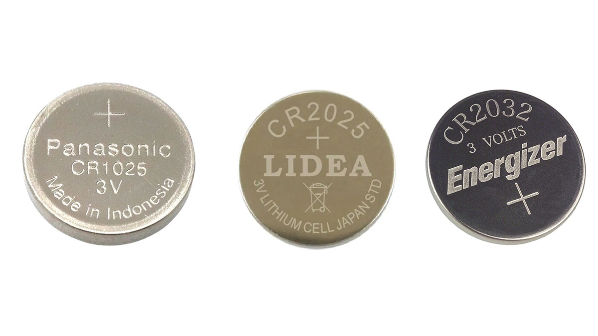 CR1025, CR2025 and CR2032 Battery