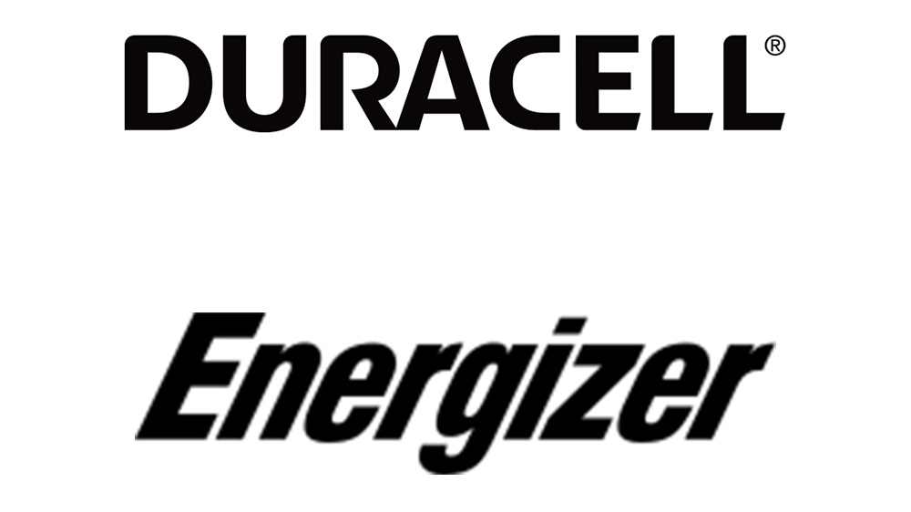 Duracell and Energizer logo