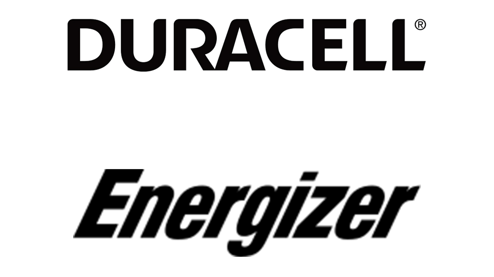 Duracell and Energizer logo Duracell and Energizer logo