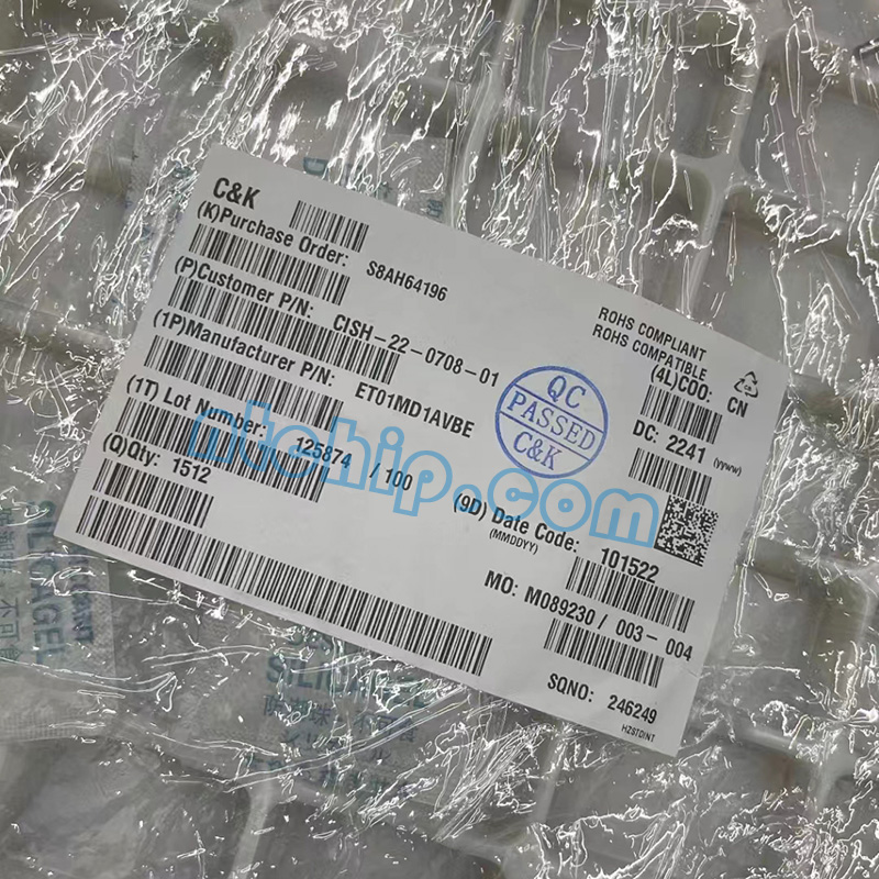 ET01MD1AVBE outer packaging and label